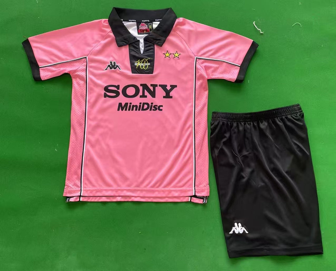 Juventus 97/98 Children's Away Retro Set