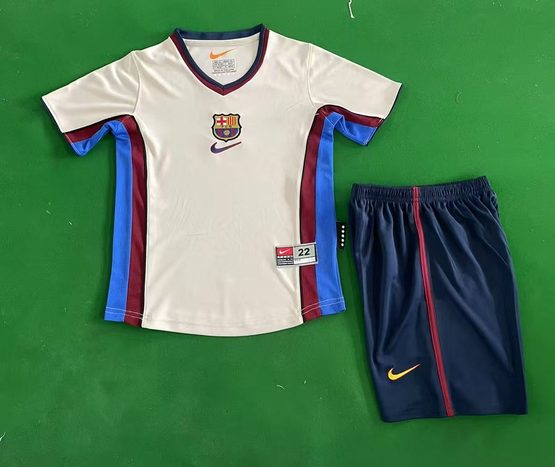 Barcelona 98/99 Children's Away Retro Set
