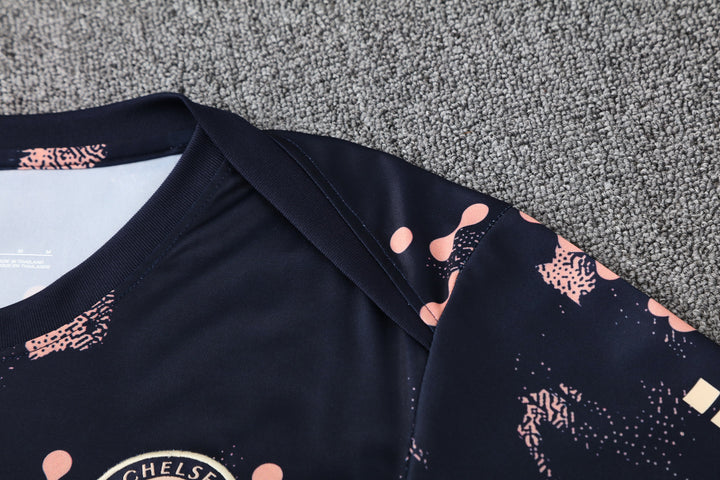 Chelsea 2025/26 Training Kit - Navy Blue/Salmon