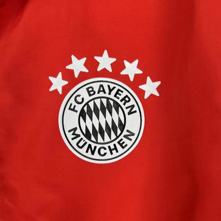 Bayern Munich Reversible Windbreaker Jacket - Red/White
