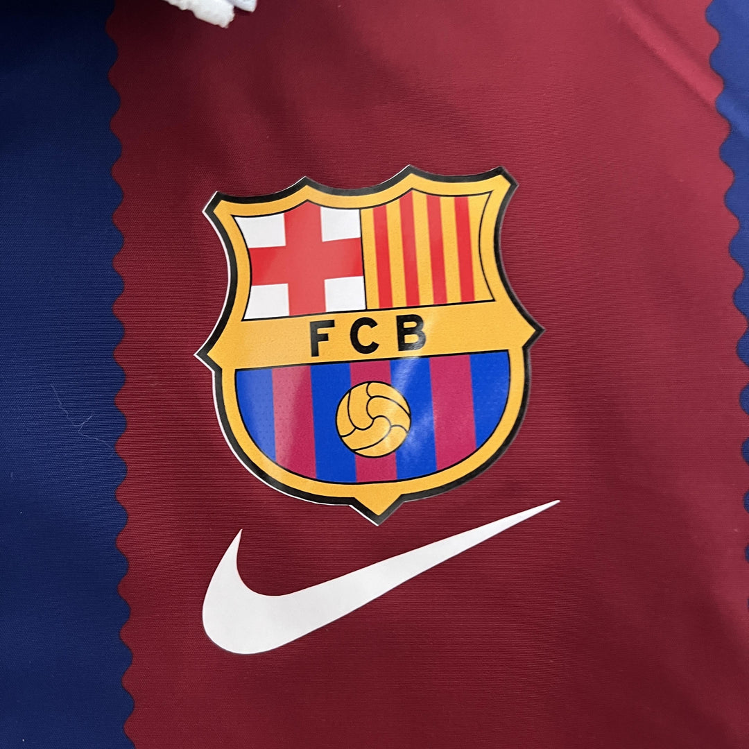 Barcelona Reversible Windbreaker Jacket - Red/White
