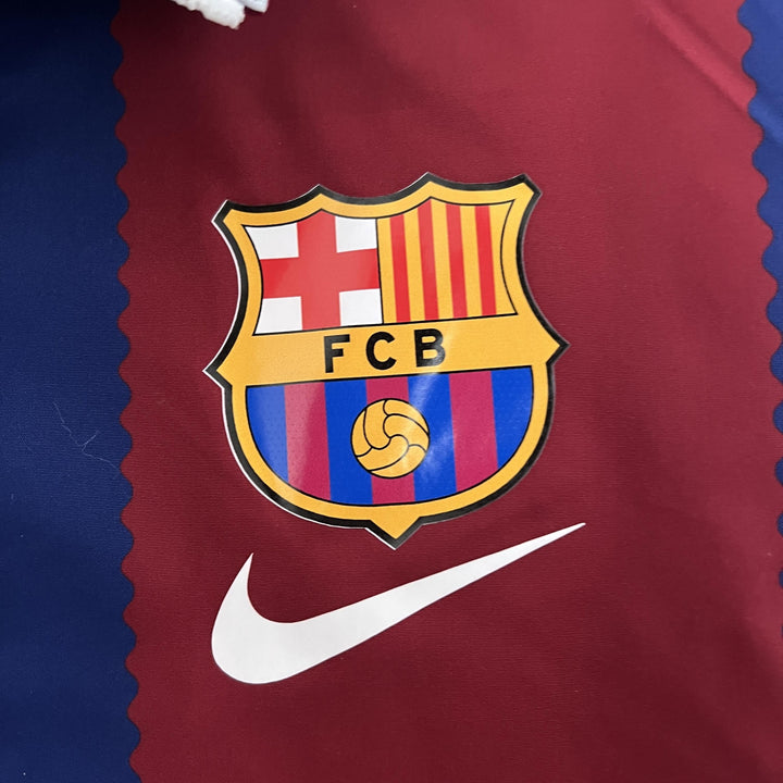 Barcelona Reversible Windbreaker Jacket - Red/White