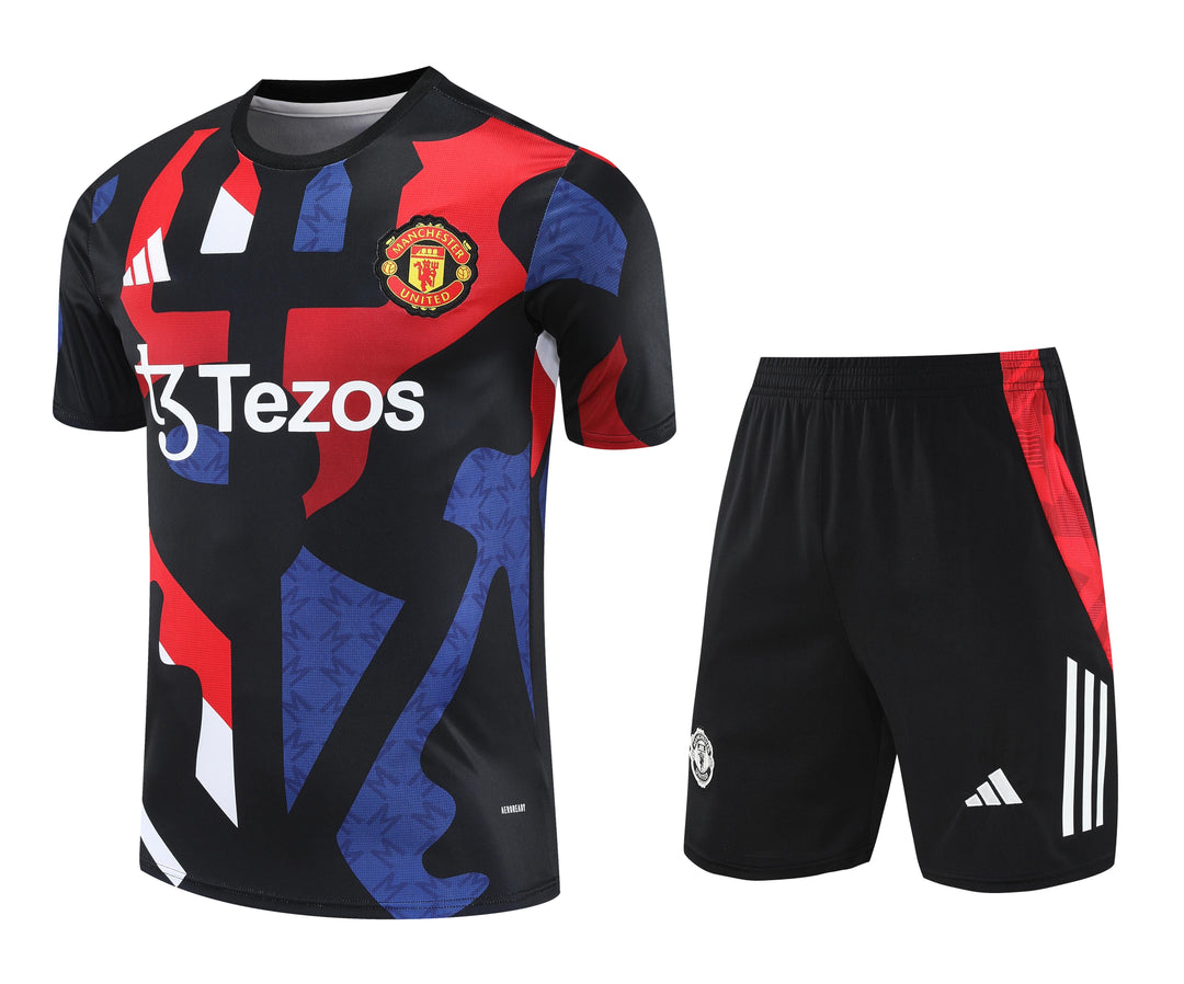 Manchester United 2025/26 Training Kit - Blue/Red