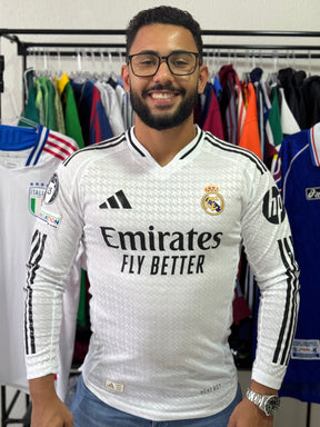 Real Madrid 2024/25 Shirt Player Version - Long Sleeve (+Patches)