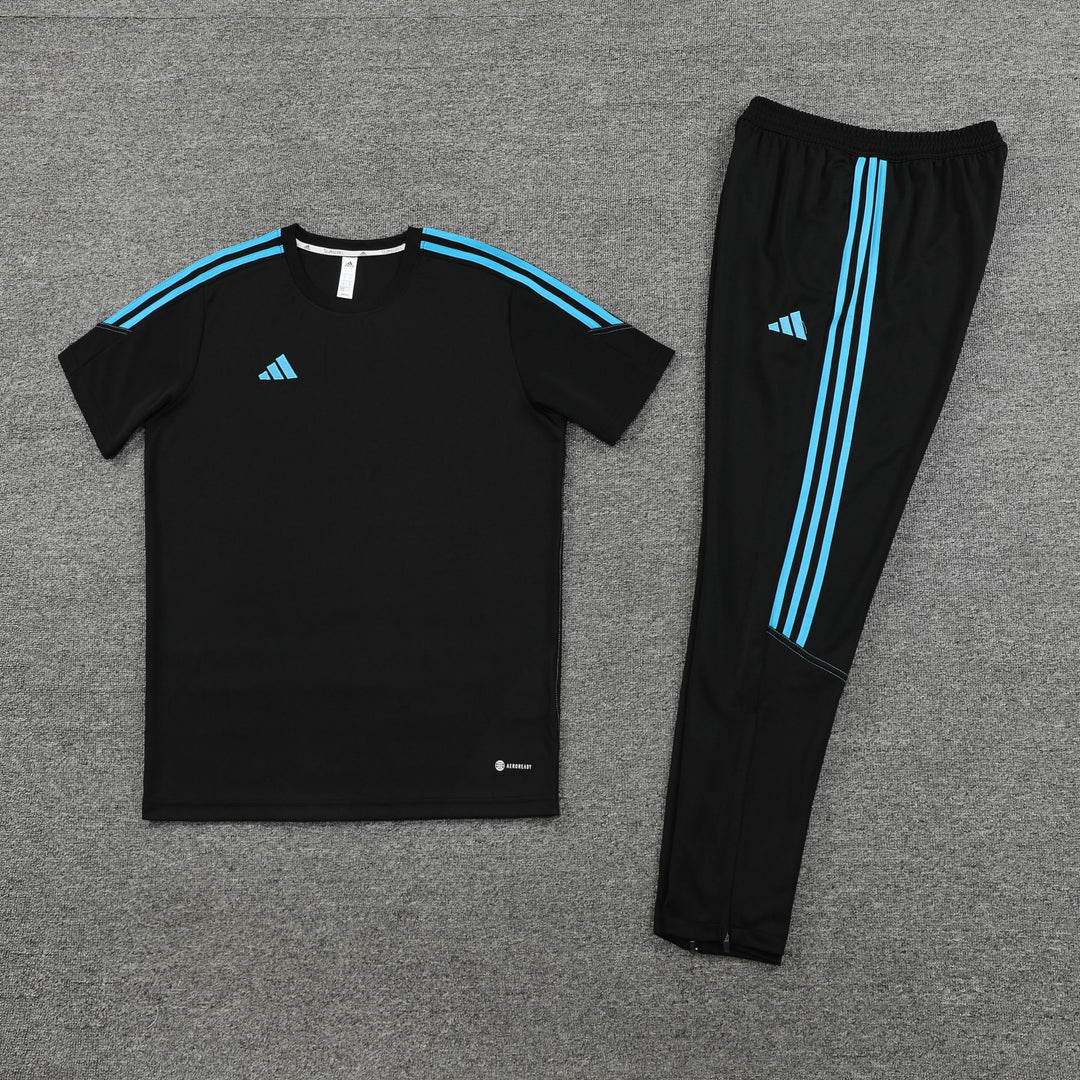 Adidas Training Pants Kit - Black/Blue