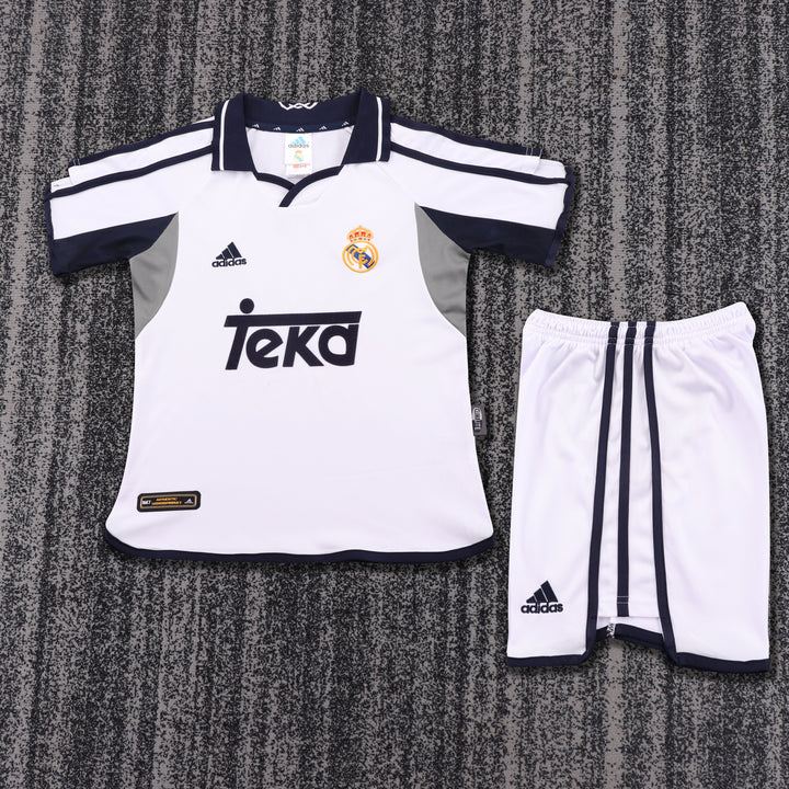 Real Madrid 00/01 Children's Home Retro Set