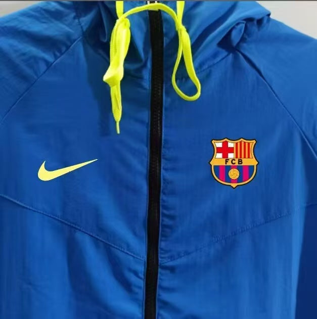 Barcelona Windbreaker Jacket - Blue II