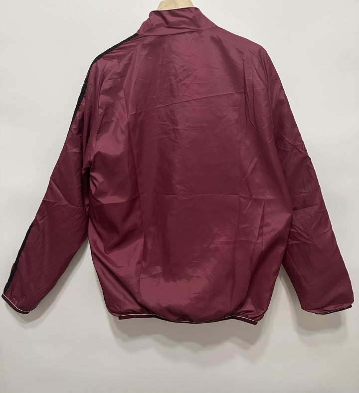 Real Madrid Reversible Windbreaker Jacket - Burgundy/Beige