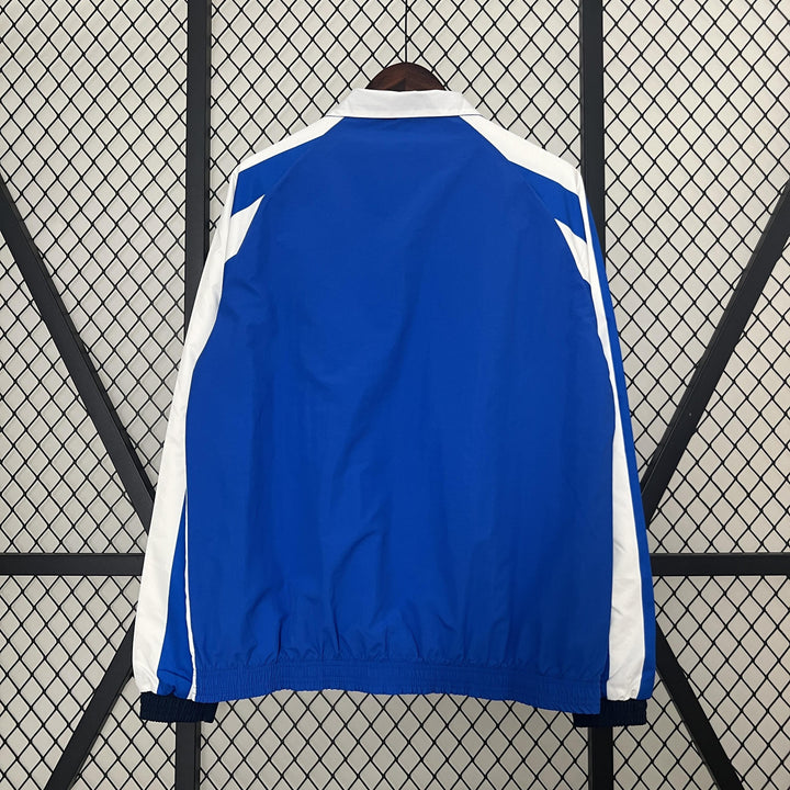 Argentina Reversible Windbreaker Jacket - Blue/White
