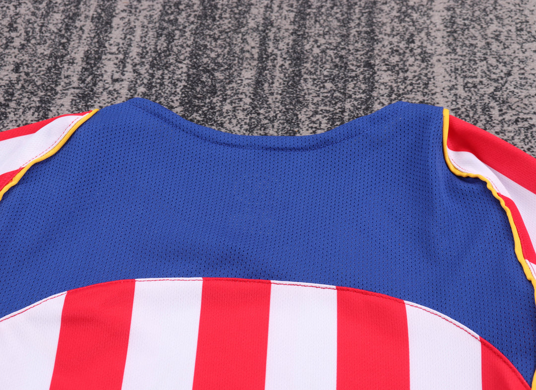 Atletico Madrid 04/05 Children's Home Retro Set - Long Sleeve