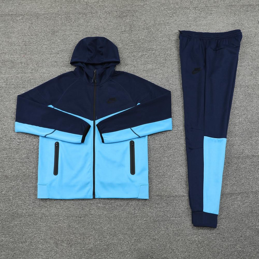 Nike Tech Fleece Set – Dark Blue/Light Blue