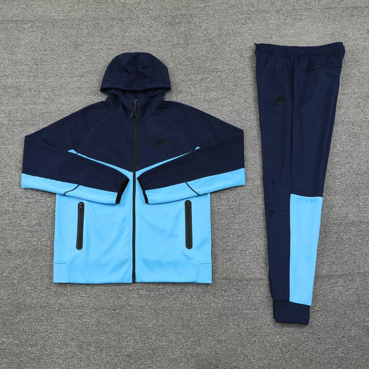 Nike Tech Fleece Set – Dark Blue/Light Blue