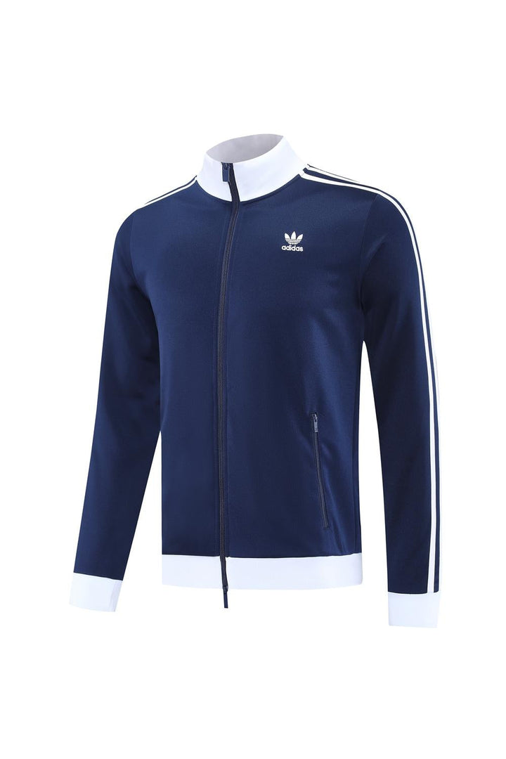 Adidas Originals Jacket - Navy Blue/White