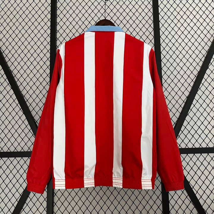 PSG Reversible Windbreaker Jacket - Red/Light Blue
