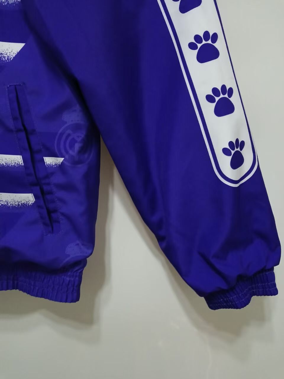 Real Madrid Reversible Windbreaker Jacket - Blue/White