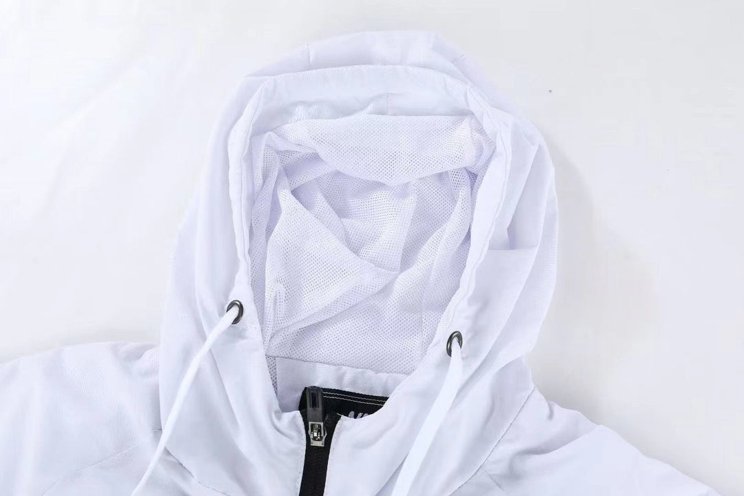 Nike Windbreaker Jacket - White/Dark Green