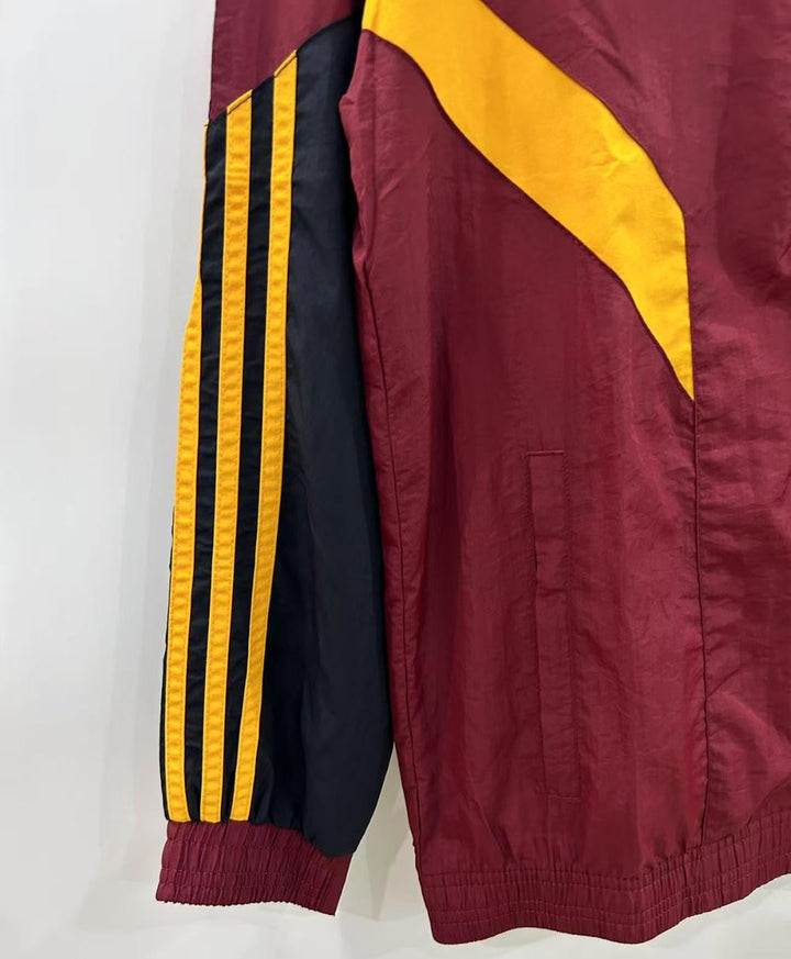 Roma Windbreaker Jacket - Burgundy