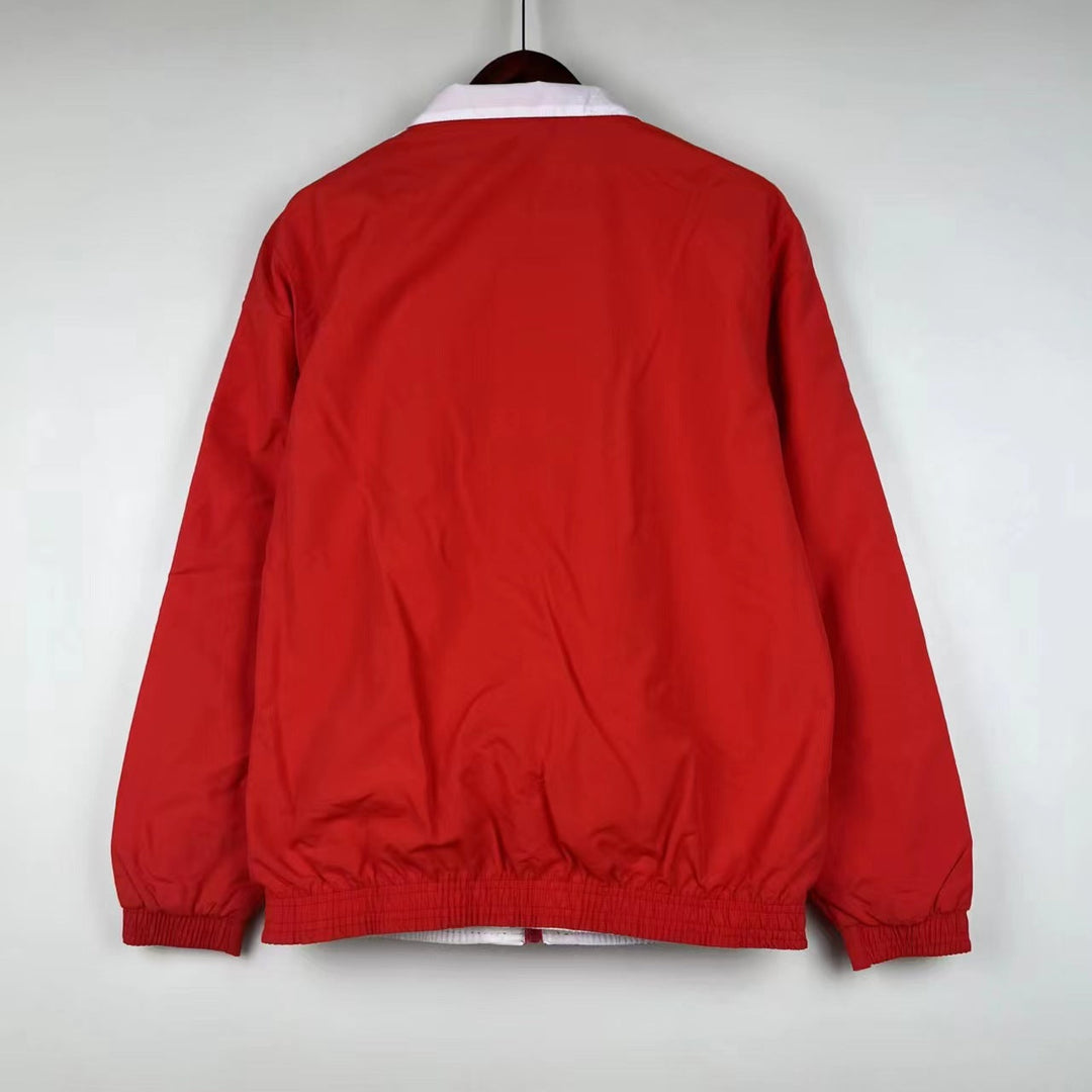 Bayern Munich Reversible Windbreaker Jacket - Red/White