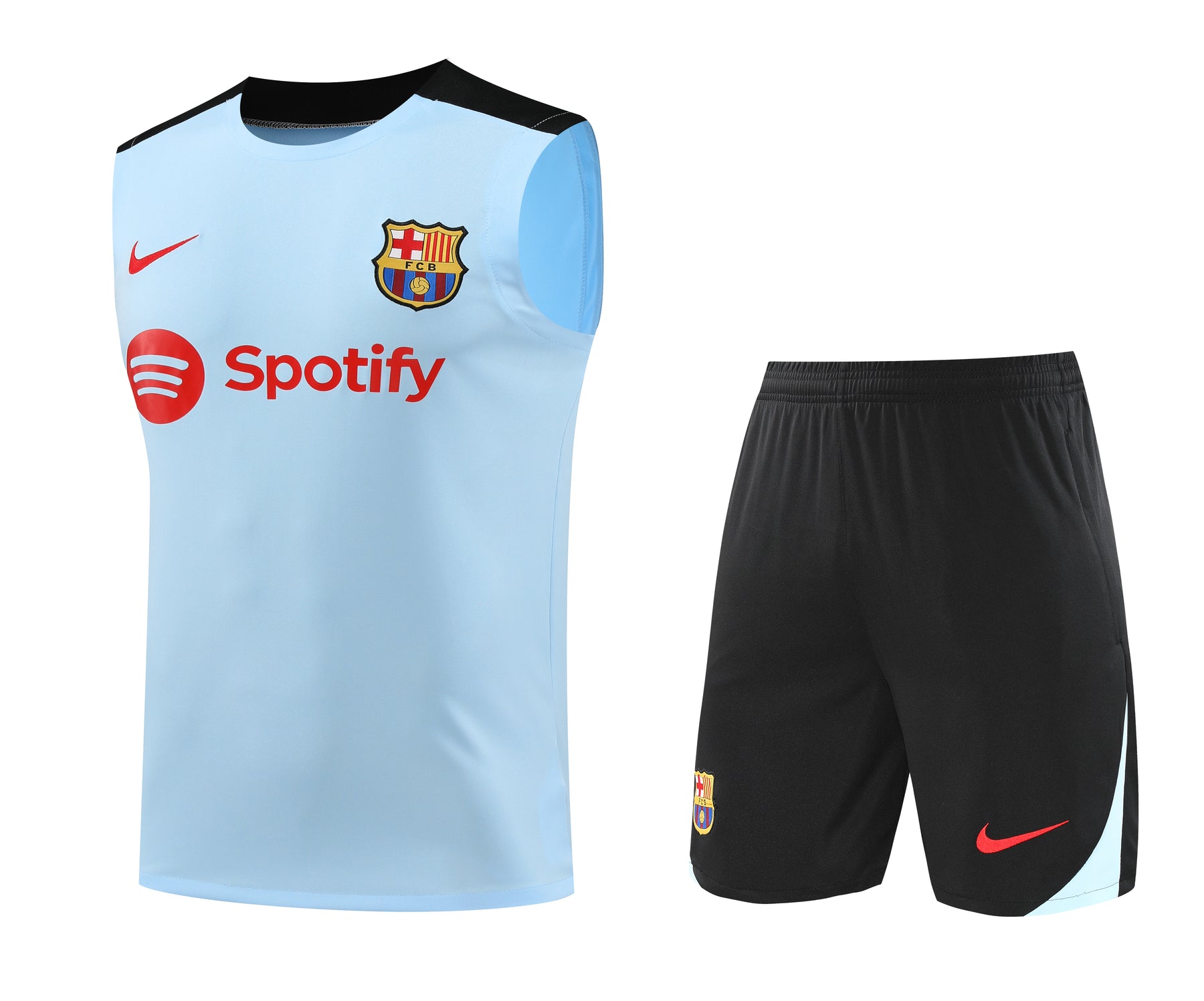 BARCELONA TANK TOP SET 24/25 - LIGHT BLUE