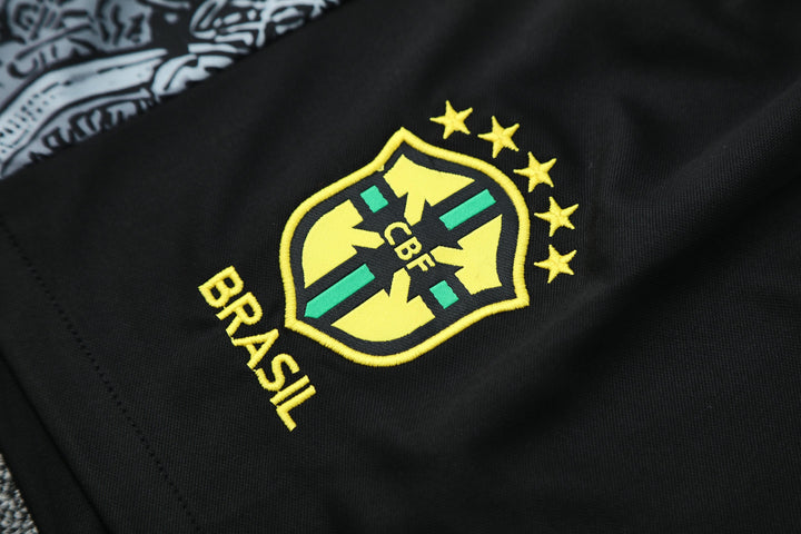 Brazil 2025/26 Training Kit - Black/Gray