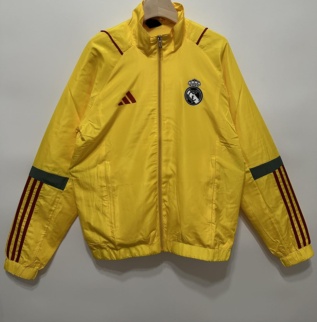 Real Madrid Windbreaker Jacket - Yellow