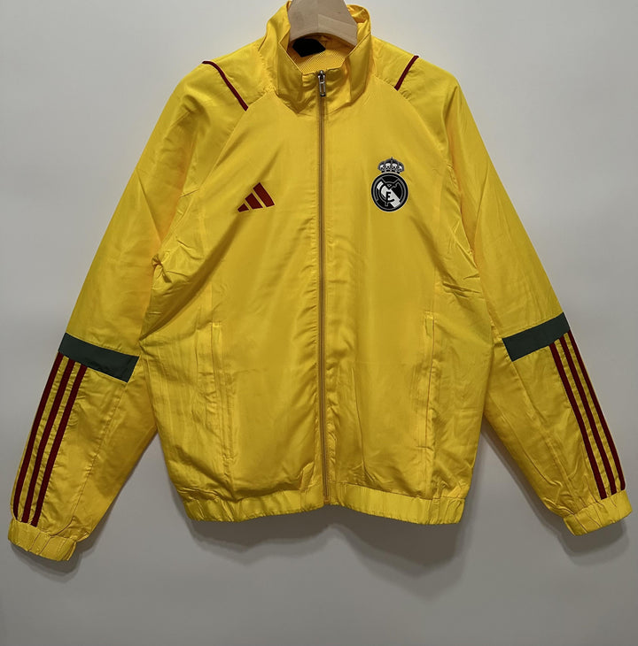 Real Madrid Windbreaker Jacket - Yellow