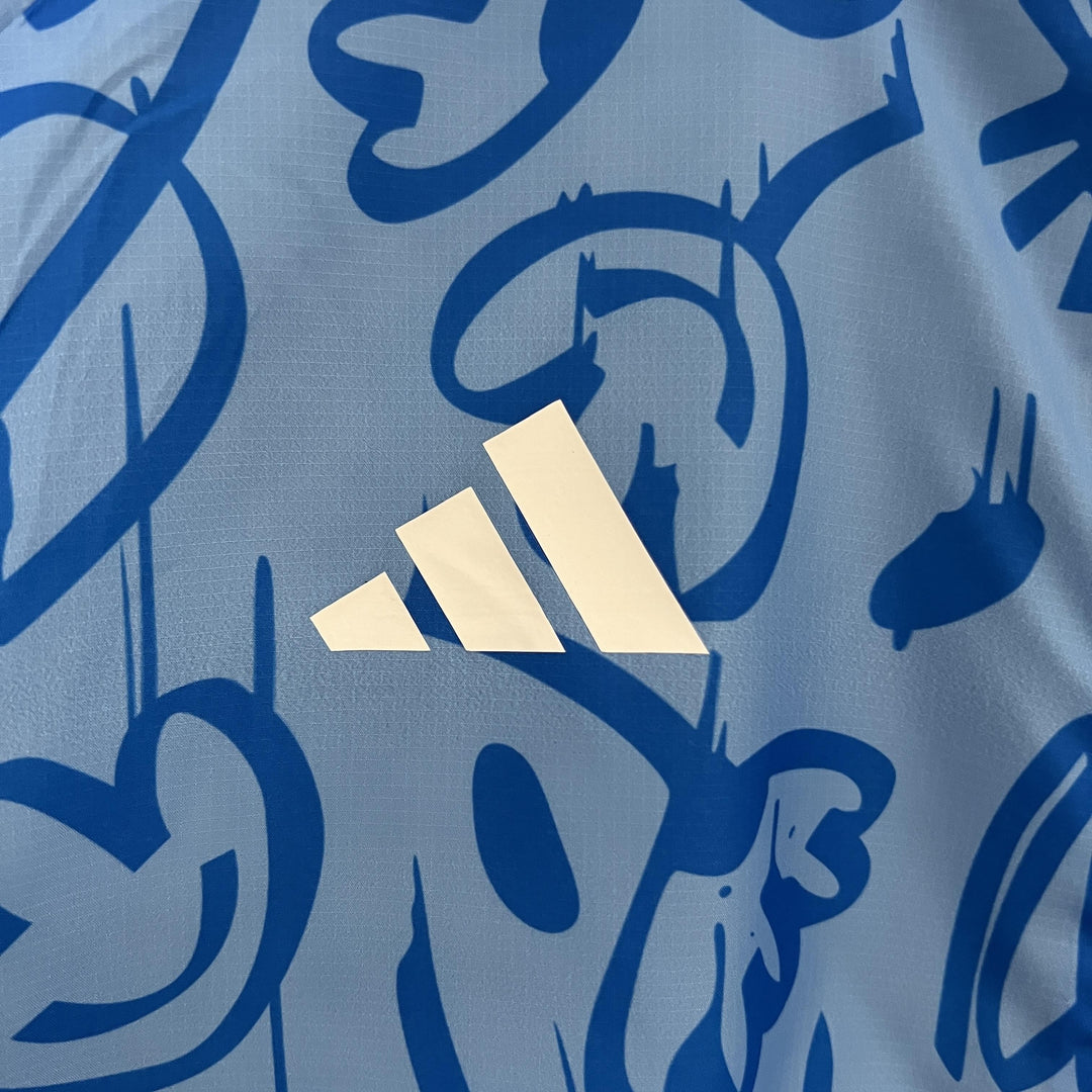 Tigres Reversible Windbreaker Jacket - Light Blue/Beige