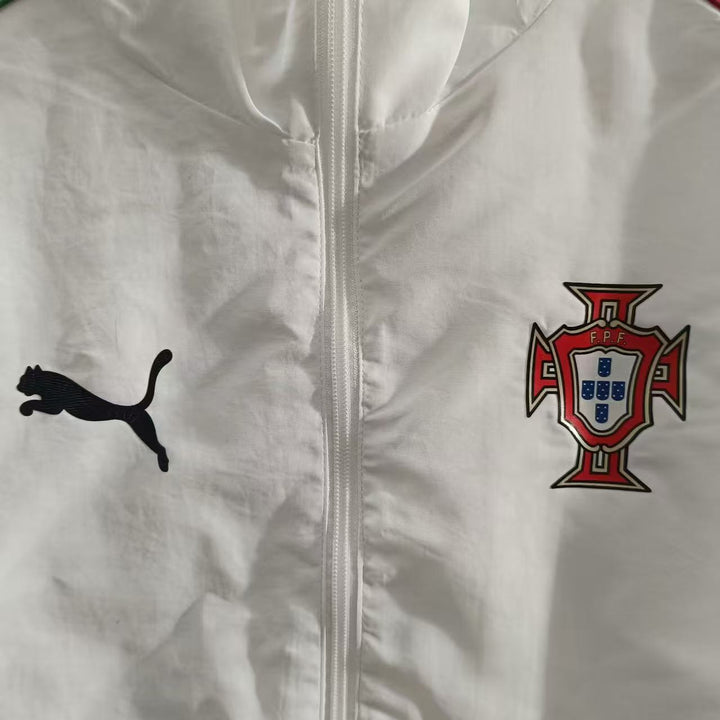 Portugal Windbreaker Jacket - White