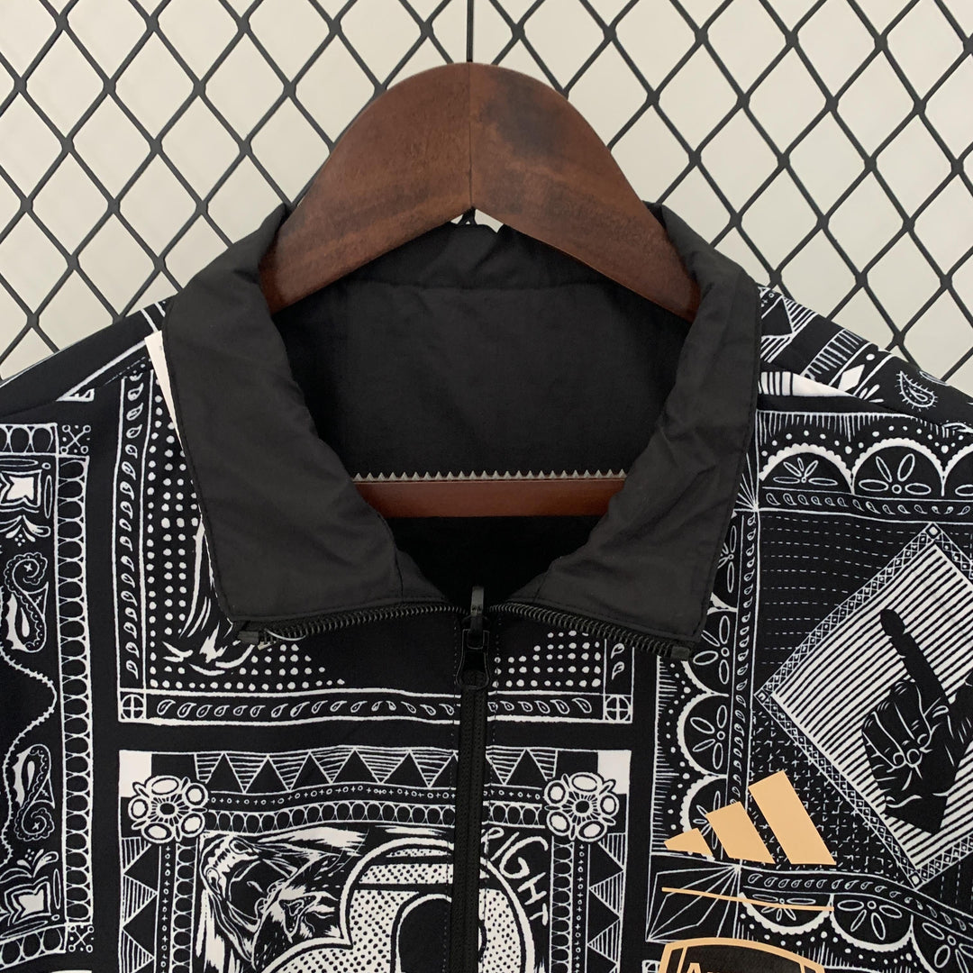 Arsenal Reversible Windbreaker Jacket - Black