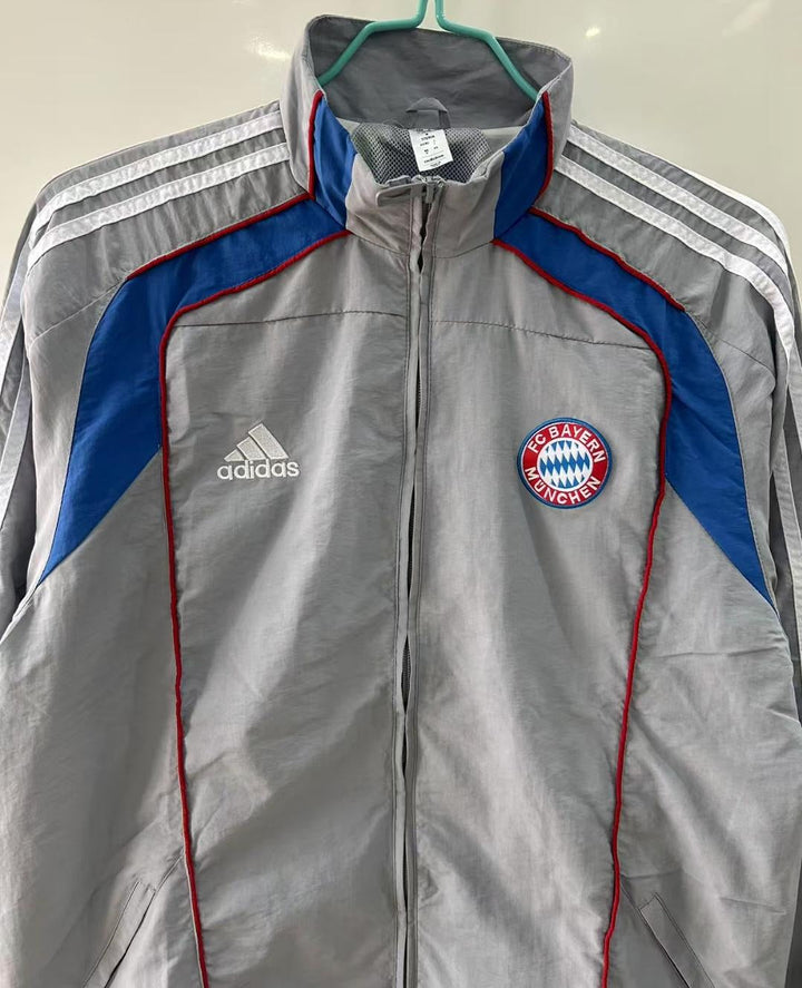 Bayern Munich Windbreaker Jacket - Gray