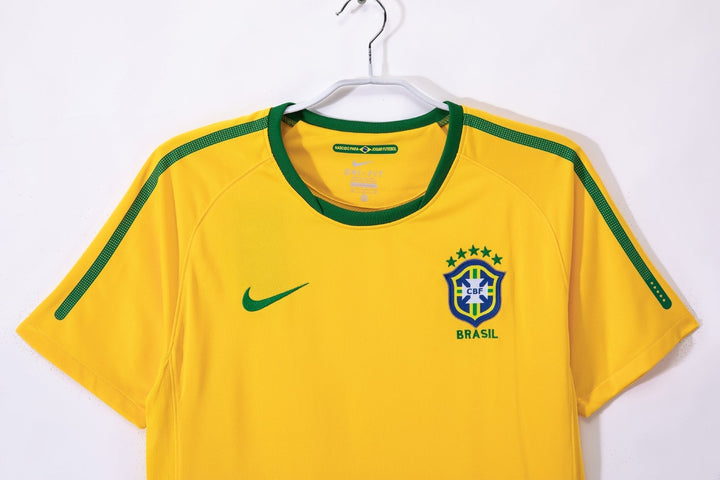 Brazil 2010 Home Retro Shirt
