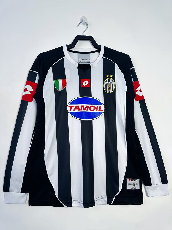Juventus 02/03 Home Retro Shirt - Long Sleeve