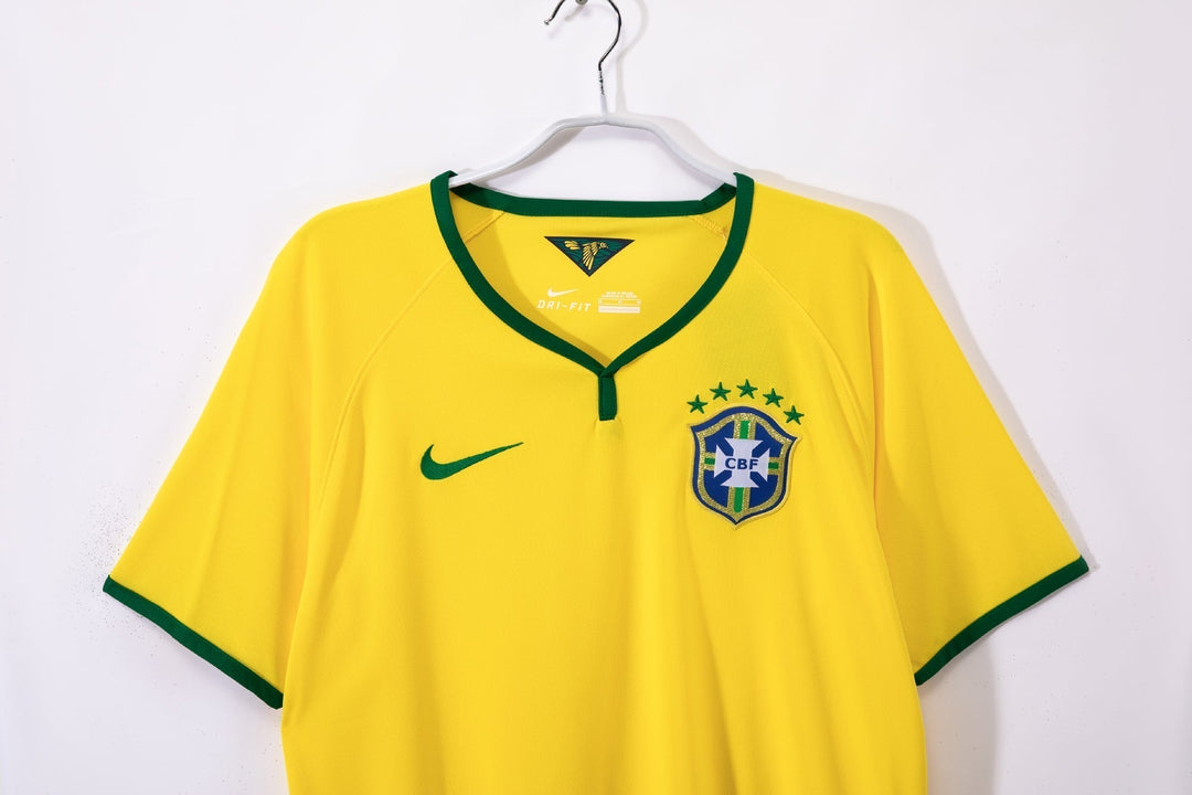 Brazil 2014 Home Retro Shirt