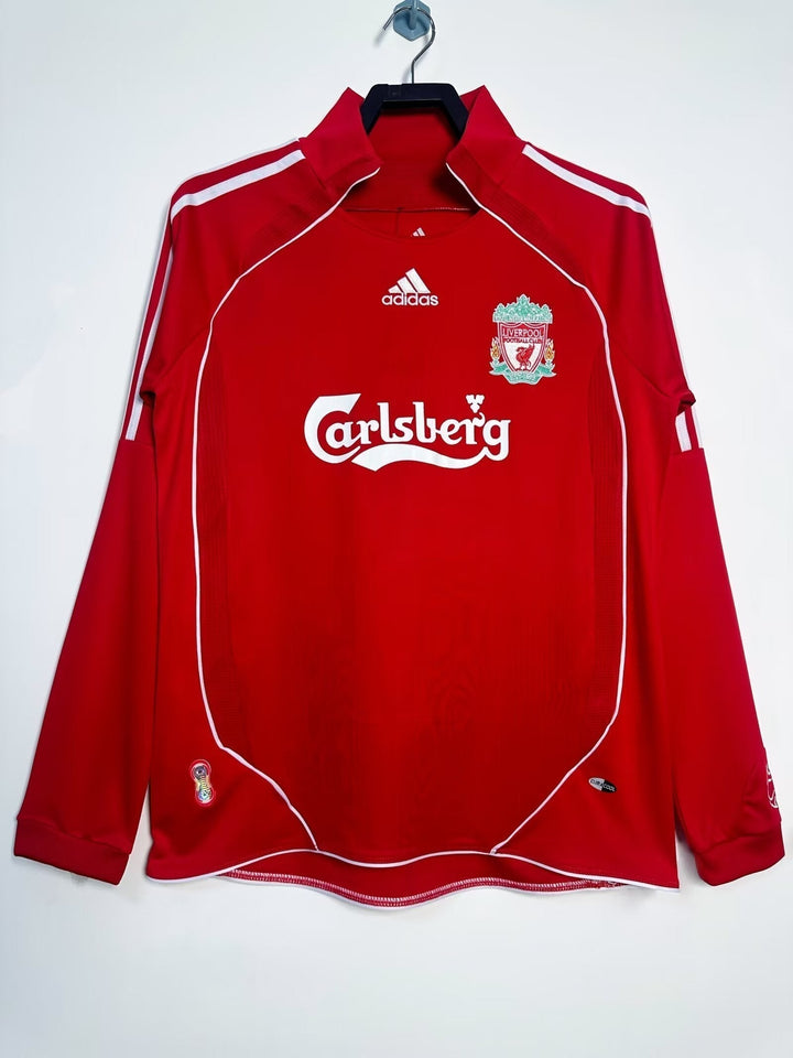 Liverpool 06/08 Home Retro Shirt - Long Sleeve