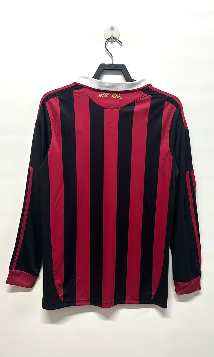 Milan 09/10 Home Retro Shirt - Long Sleeve