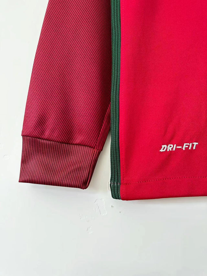 Portugal 2016 Home Retro Shirt - Long Sleeve