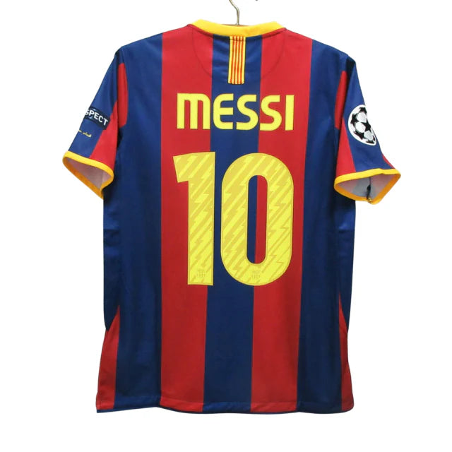 Barcelona 2010/11 Retro Shirt - Messi #10 (+Patches)