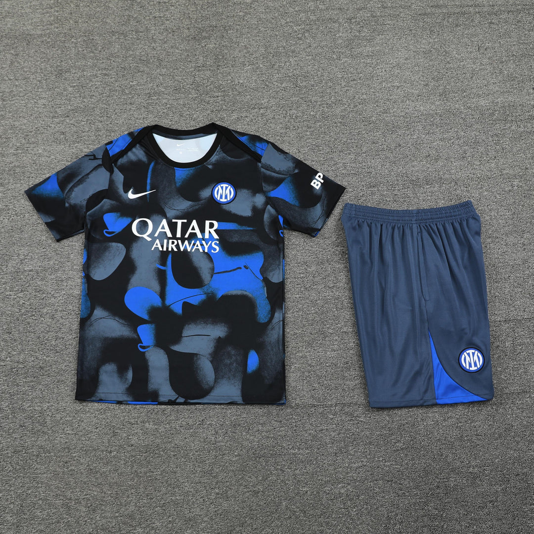 Inter Milan 2024/25 Training Kit - Black/Blue