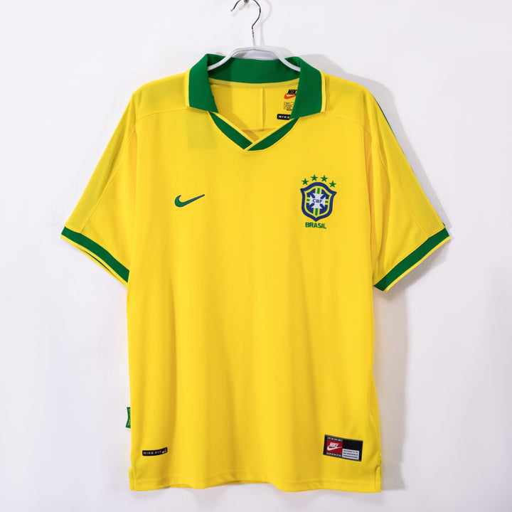 Brazil 1997 Home Retro Shirt