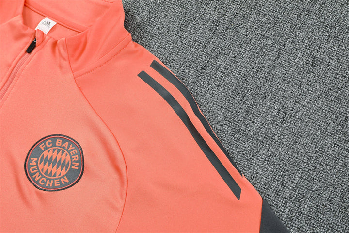 Bayern Munich Training Set 2025/26 - Orange Jacket