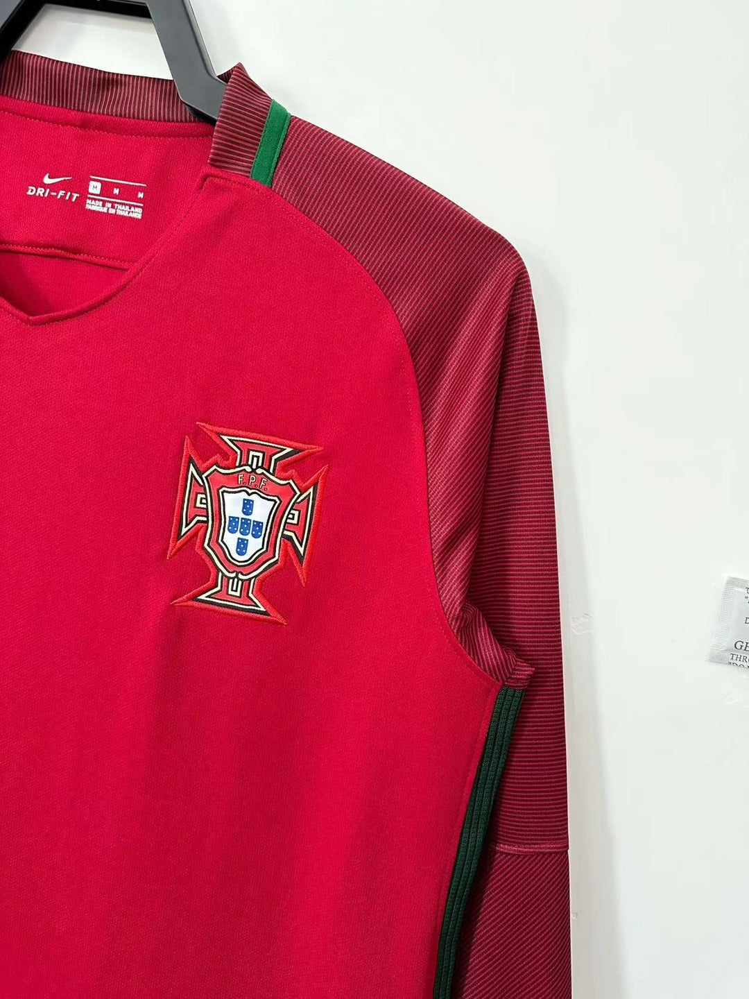 Portugal 2016 Home Retro Shirt - Long Sleeve