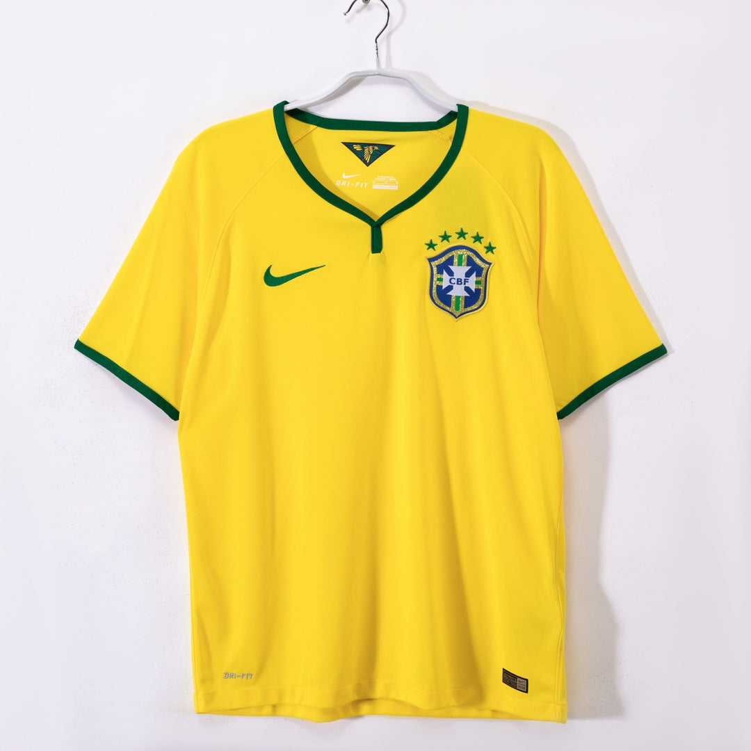 Brazil 2014 Home Retro Shirt