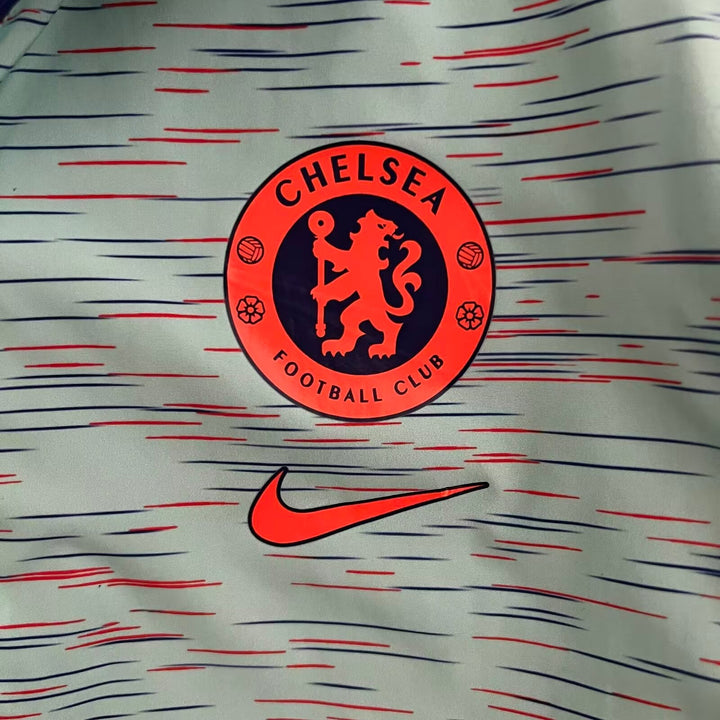 Chelsea Reversible Windbreaker Jacket - Blue/Turquoise