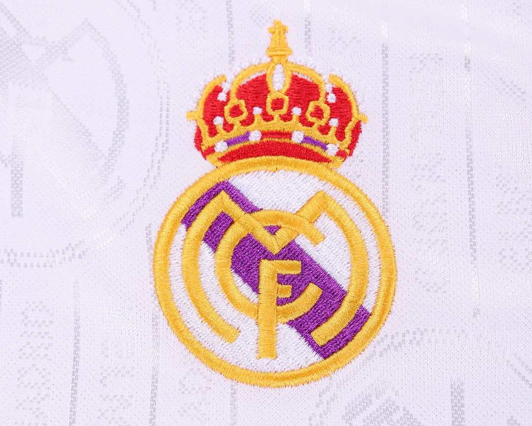 Real Madrid 96/97 Children's Home Retro Set (+Patches)