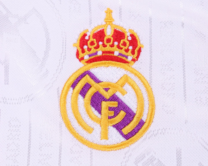 Real Madrid 96/97 Children's Home Retro Set (+Patches)