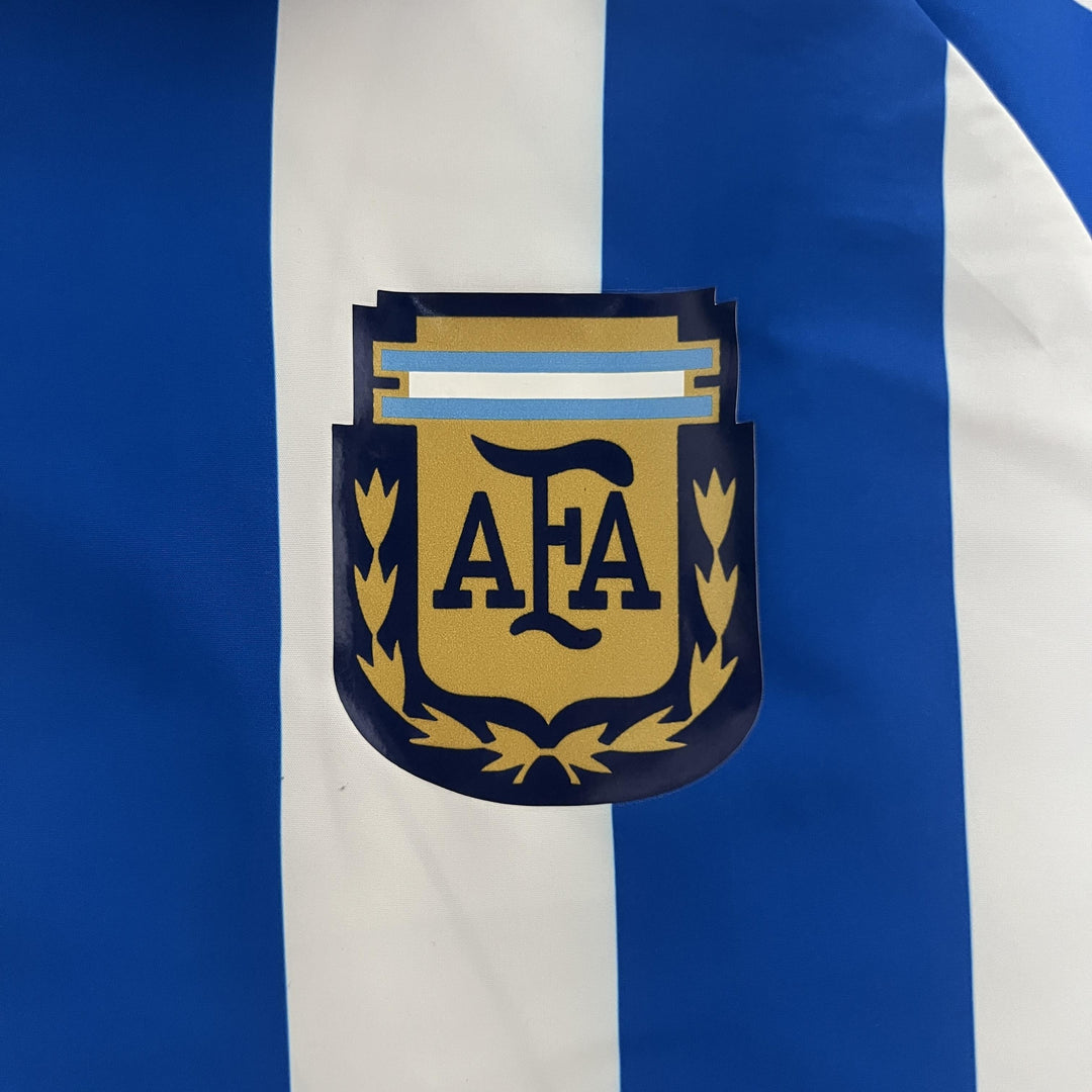 Argentina Reversible Windbreaker Jacket - Blue/White