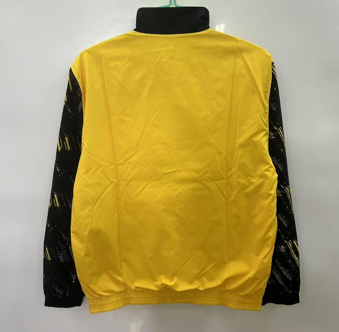 Borussia Dortmund Reversible Windbreaker Jacket - Black/Yellow