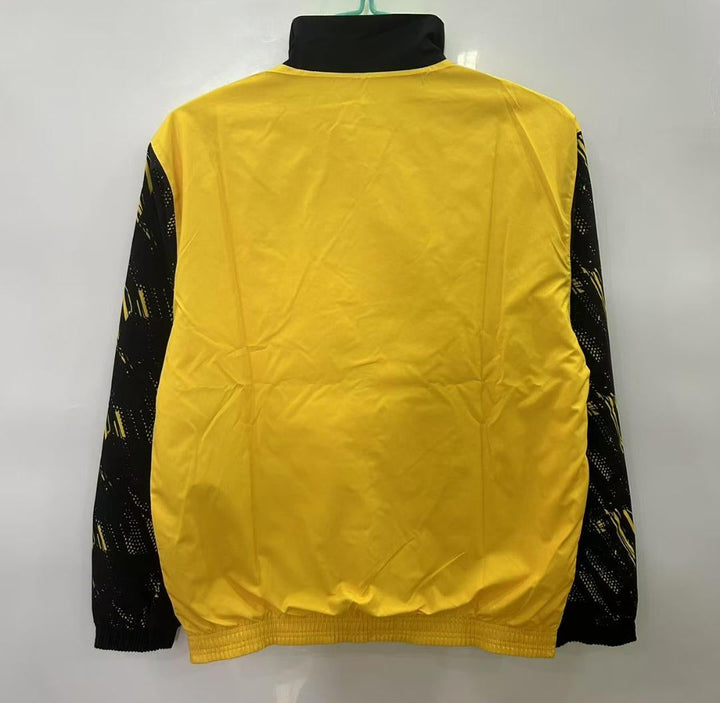 Borussia Dortmund Reversible Windbreaker Jacket - Black/Yellow