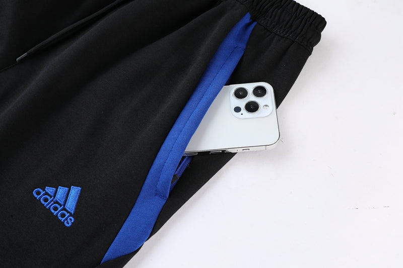 Adidas Pants - Black/Royal Blue