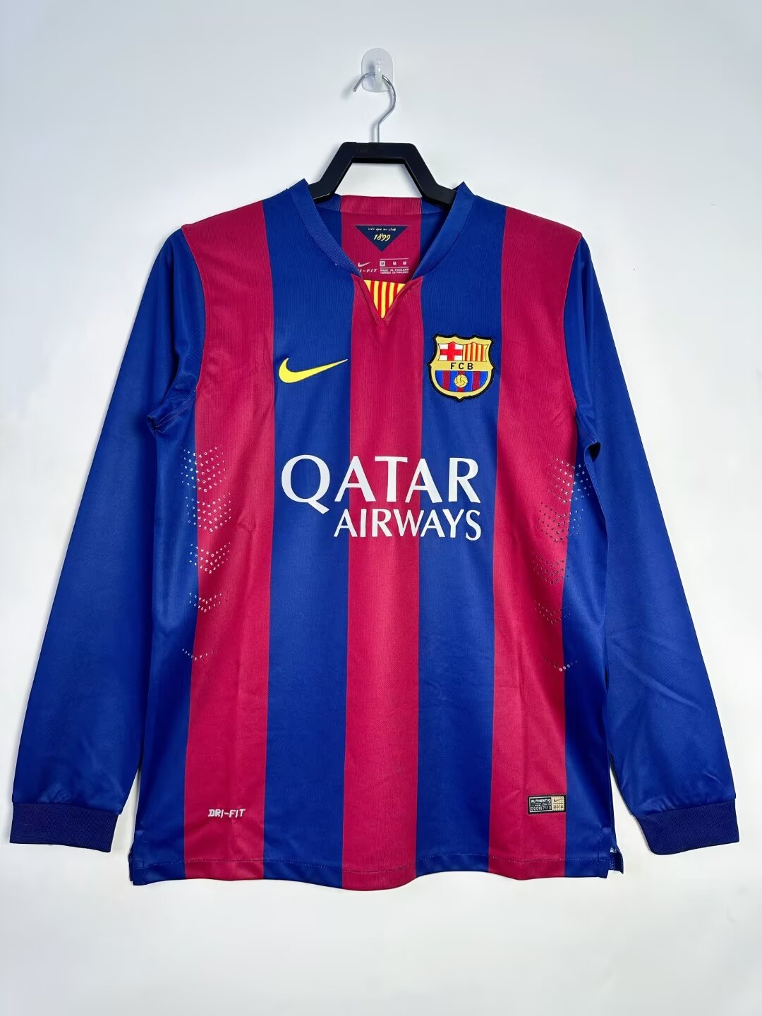 Barcelona 14/15 Home Retro Shirt - Long Sleeve